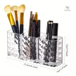 Trousse de maquillage avec trois sections pour un rangement efficace