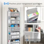 Solution de rangement suspendue pour chambre de bébé
