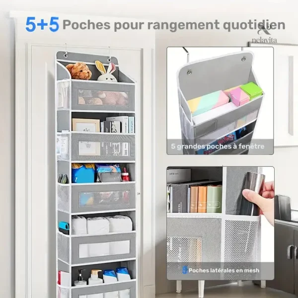 Solution de rangement suspendue pour chambre de bébé