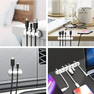 Solution adhésive pour organiser les câbles
