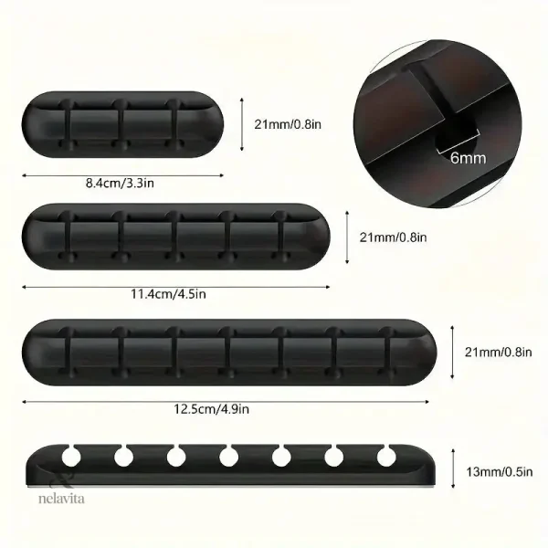 Rangement pratique pour câbles et chargeurs