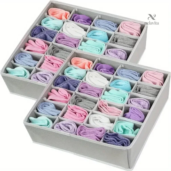 Organisateur de tiroir pour accessoires avec 24 sections pratiques