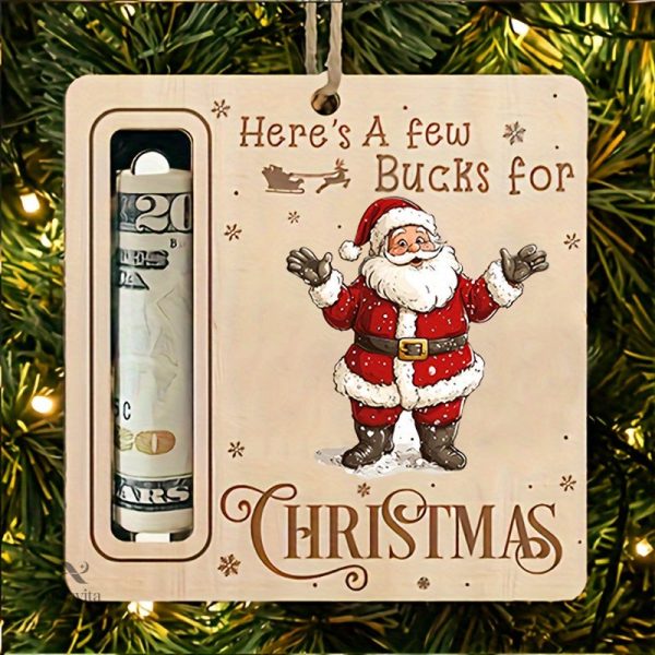 Porte-billet sapin pour une touche de Noël originale
