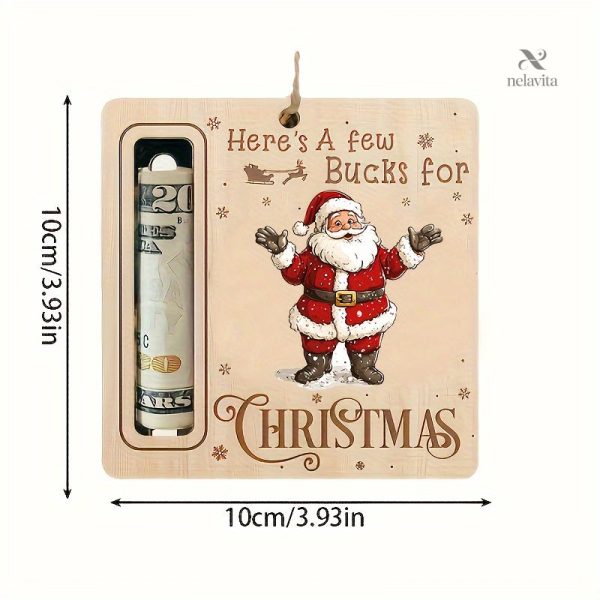 Porte-billet en forme de sapin pour les fêtes