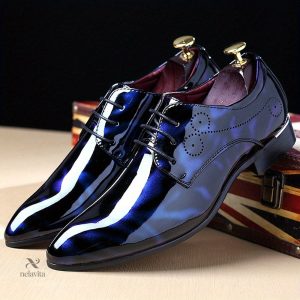 Oxford Décontracté d'Affaires Style Britannique pour Hommes