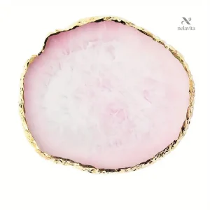 Palette en Résine pour Nail Art – Plateau de Mélange Esthétique pour Vernis, Gel UV et Paillettes
