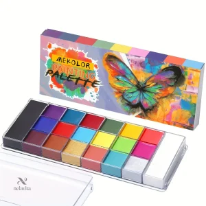 Set de maquillage créatif avec 10 pinceaux inclus