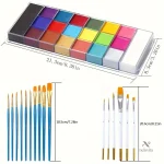 Peinture corporelle idéale pour festivals et événements
