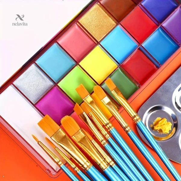 Accessoires de peinture corporelle pour un look vibrant