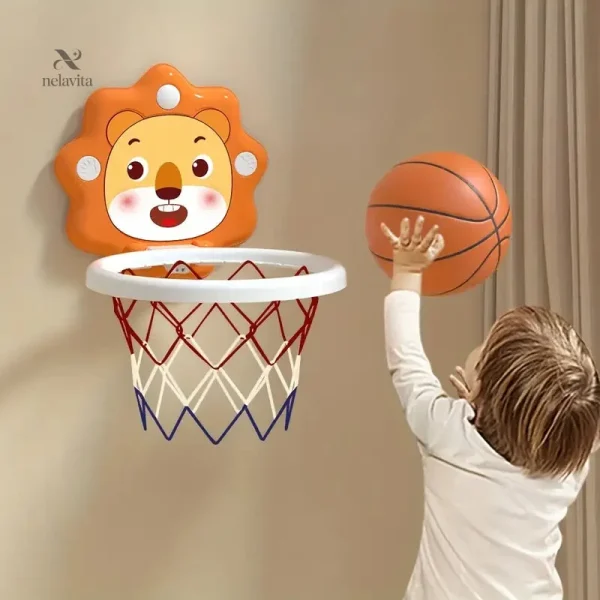 Accessoire sportif pour enfants : panier de basket mural