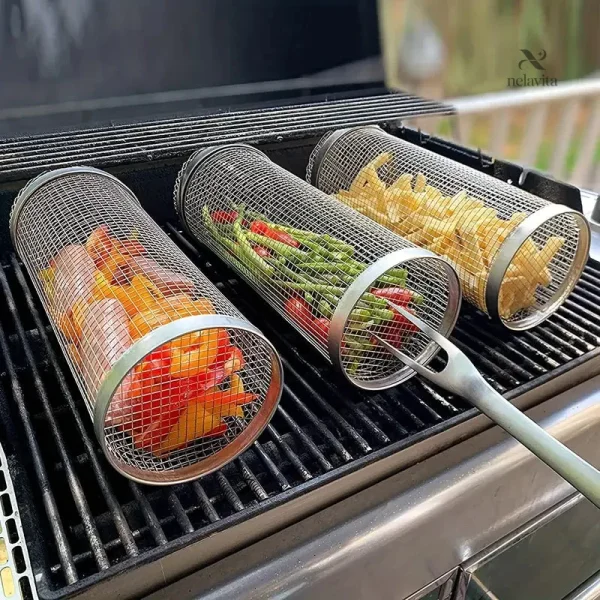 panier-grill-rotatif-en-acier-inoxydable-cylindre-de-cuis-pwrdbf-1 Panier grill rotatif en acier inoxydable pour barbecue
