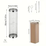 Panier rotatif pour cuisson uniforme des aliments au barbecue