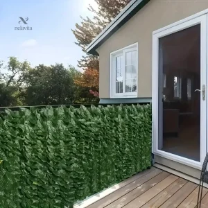Panneau brise-vue feuillage artificiel pour jardin