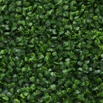 Décoration murale élégante avec feuillage vert artificiel