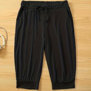 Pantacourt Grande Taille Femme – Style Décontracté