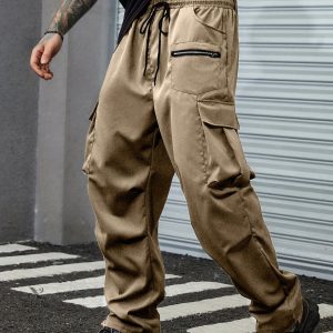 Pantalon Cargo Grande Taille Pour Homme, Tendance Et Confortable