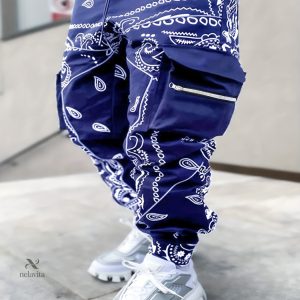 Pantalon cargo homme - Joggers décontractés style streetwear