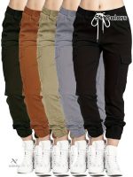 Pantalon Cargo avec taille élastique pour femmes