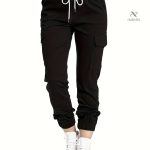 Pantalon avec taille élastique et poches pratiques