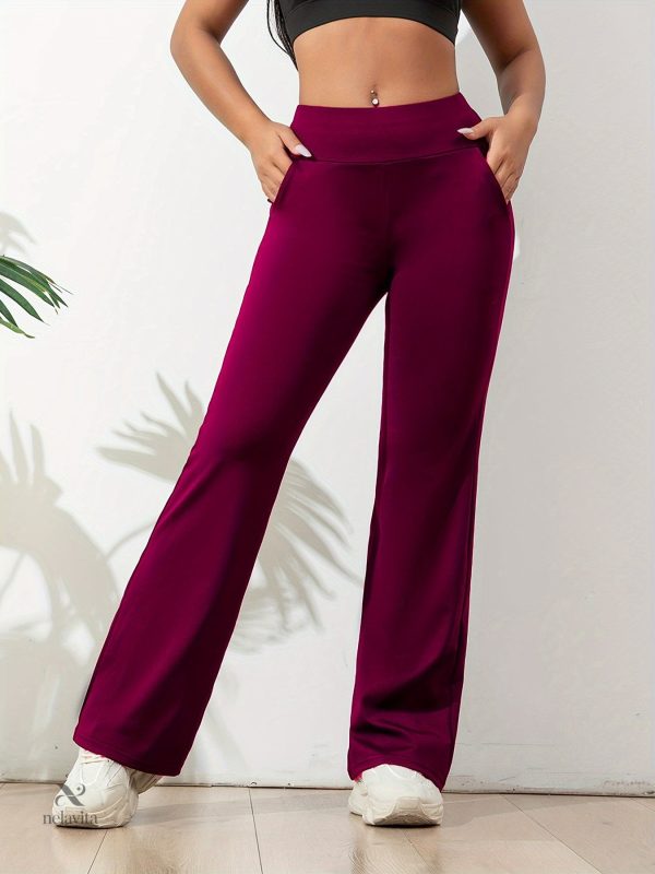 Pantalon de yoga extensible taille haute pour femmes