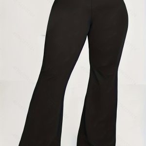 Pantalon Évasé Confort Grande Taille - Style Élégant