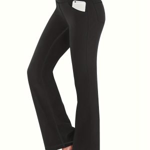 Pantalon évasé en tissu léger pour le sport