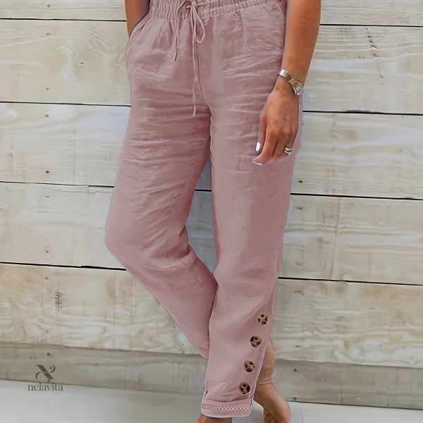 Pantalon Ajusté Droit -