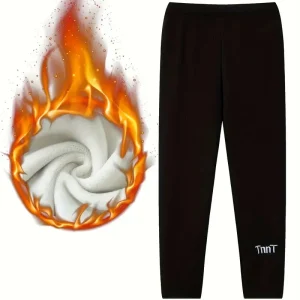 Pantalon Fille Hiver Chaud – Legging Épais Polaire Confortable