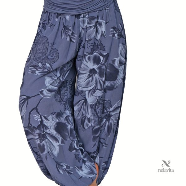 Pantalon décontracté à motif fleuri pour toutes les occasions
