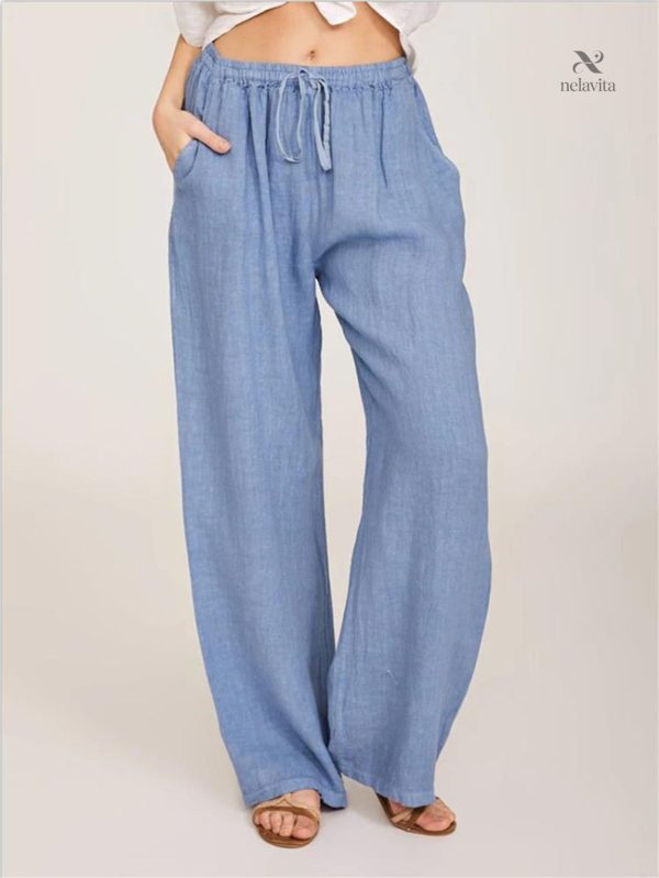 pantalon-large-a-cordon-coupe-ample-style-decontracte-1 Pantalon Large à Cordon - Style Décontracté