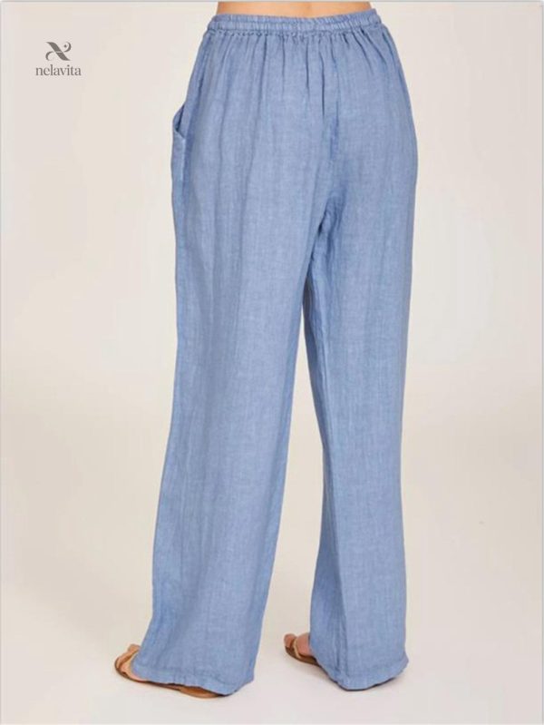 Pantalon Décontracté à Taille Élastique