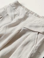 Pantalon Rétro Femme en Lin