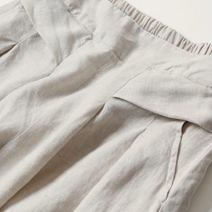 Pantalon Rétro Femme en Lin