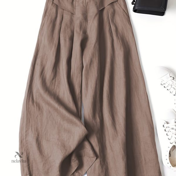 Pantalon Femme en Lin Confortable