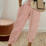 Pantalon léger pour femme, idéal pour les journées ensoleillées