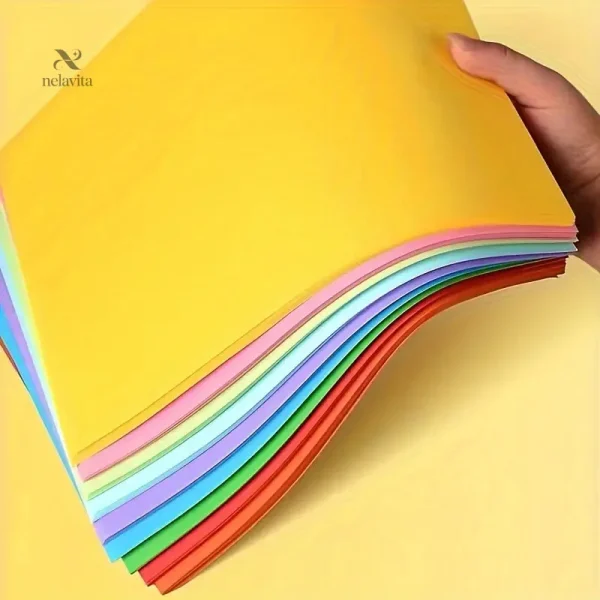 Papier Coloré pour Activités Manuelles et Pliage