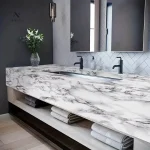 Rouleau de papier peint étanche pour cuisine et salle de bain