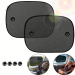 Lot de 2 pare-soleils pour voiture avec ventouses