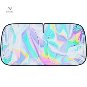 Protection pare-brise été avec design holographique