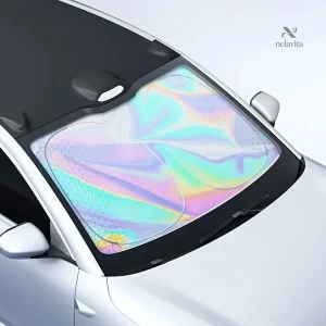 Pare-soleil irisé pour voiture, protection contre la chaleur