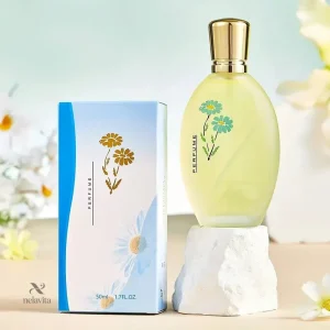 Parfum Femme Floral en Vaporisateur – Flacon Élégant avec Motif Fleur – Fraîcheur et Douceur Longue Durée