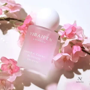 Parfum Femme YIBAIFEN – Cologne Fleur de Cerisier, Thé Blanc Orchidée & Pêche Miel Oolong – Fraîcheur Élégante et Florale