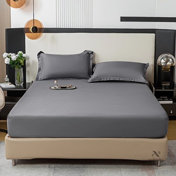 Set de lit uni en plusieurs couleurs
