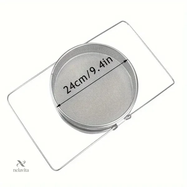 Outil de filtration en acier inoxydable pour miel