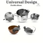 Passoire versatile pour différents types de casseroles
