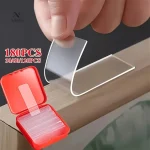 Adhésifs transparents réutilisables pour diverses surfaces