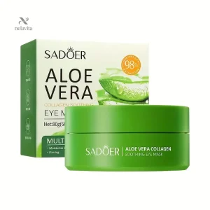 Patchs Yeux Aloe Vera & Collagène SADOER - 60 Pièces