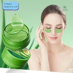 Patchs hydratants anti-cernes à base d'aloe vera et collagène