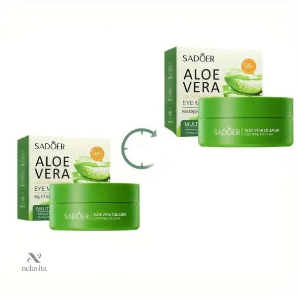 Soin apaisant pour le contour des yeux, 60 patchs hydratants