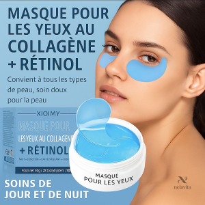 Patchs Yeux Hydratants au Collagène et Rétinol - 30 Paires